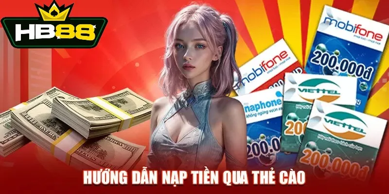 Bạn có thể chọn nạp tiền qua thẻ cào Bạn có thể chọn nạp tiền qua thẻ cào