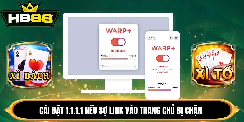 Cài đặt 1.1.1.1 nếu sợ link vào trang chủ bị chặn Cài đặt 1.1.1.1 nếu sợ link vào trang chủ bị chặn