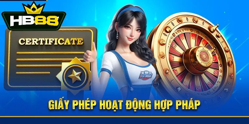 Nhà cái được cấp phép hoạt động từ các đơn vị uy tín